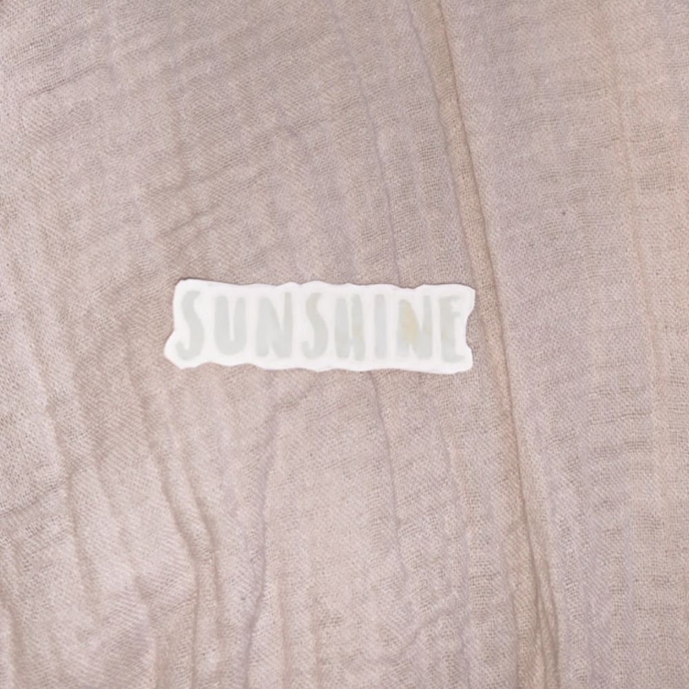 “Sunshine” sticker